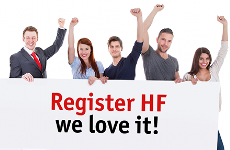 Register HF Plakat